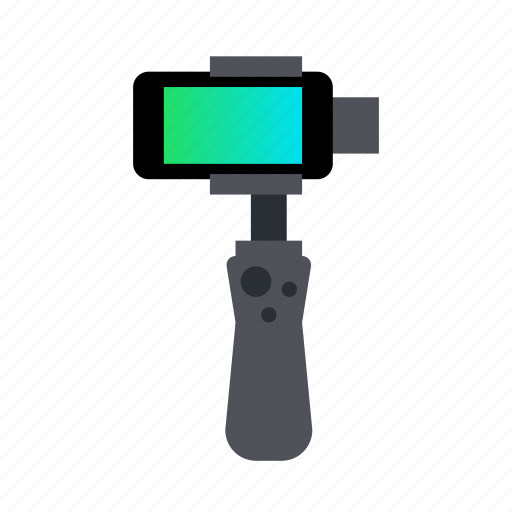 Camera, dji, flat, gimbal, mobile, osmo, stabilization icon - Download on Iconfinder