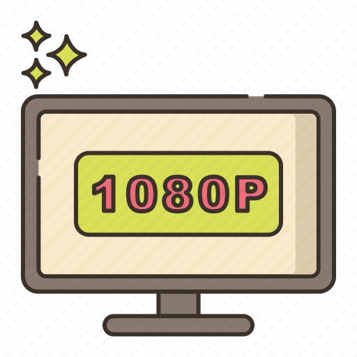 1080p, tv, television, monitor icon - Download on Iconfinder