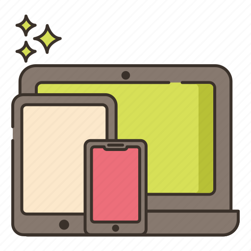 Laptop, tablet, smart, phone icon - Download on Iconfinder