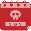 calendar, mexico, death, celebration, tradition, time and date, dia de muertos, day of the dead