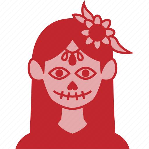 Catrina, people, avatar, woman, skull, mexican, costume icon - Download on Iconfinder