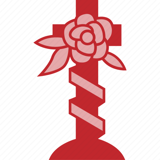 Cross, nature, flower, death, traditional, adorment, cultures icon - Download on Iconfinder