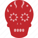 calendar, skull, death, celebration, tradition, november, time and date, dia de muertos, day of the dead