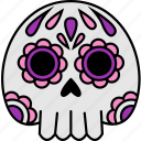 colored, avatar, girl, costume, mexican skull, cultures, catrina, dia de muertos, day of the dead