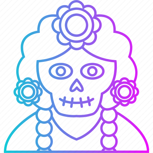 Spirit, woman, soul, cultures, dia de muertos, day of the dead icon - Download on Iconfinder