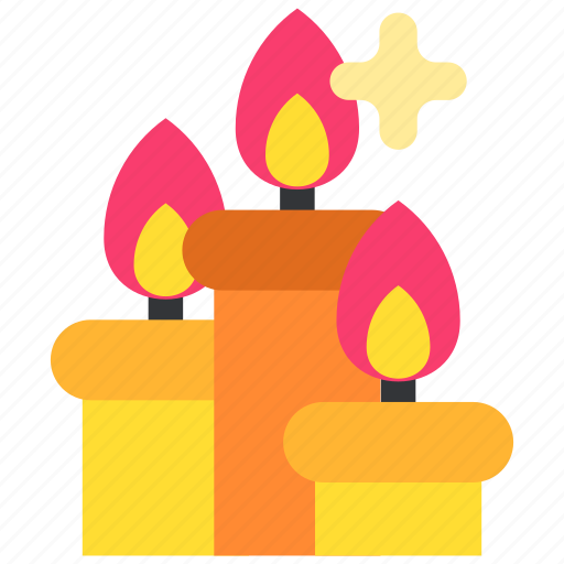 Candles, celebration, day of the dead, de, decoration, dia, muertos icon - Download on Iconfinder