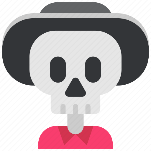 Day of the dead, de, death, dia, mexican, muertos, skeleton icon - Download on Iconfinder