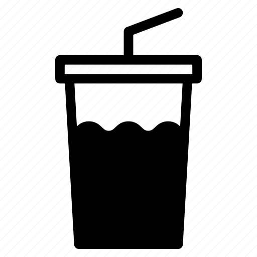 Soft, drink, soda, straw, cup, takeaway icon - Download on Iconfinder
