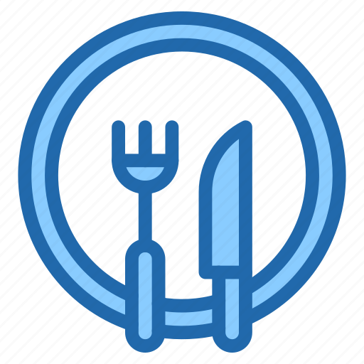 Eat, food, knife, restaurant, dinner, eating, dish icon - Download on Iconfinder
