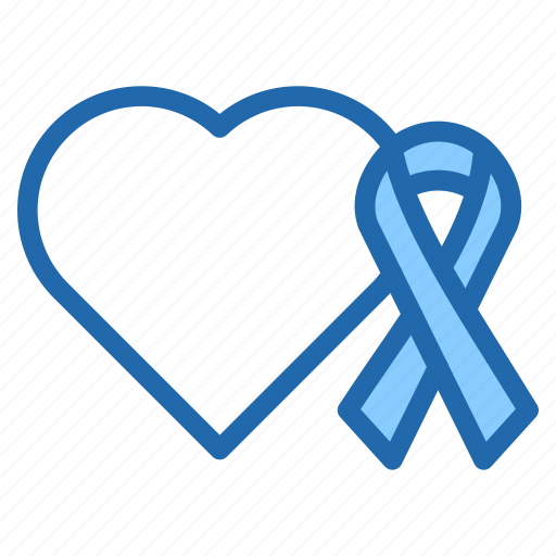 World, diabetes, ribbon, awareness, heart, healthcare, and icon - Download on Iconfinder