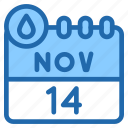 diabetes, day, calendar, date, time, and, november