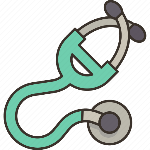 Stethoscopes, heartbeat, doctor, diagnosis, medical icon - Download on Iconfinder