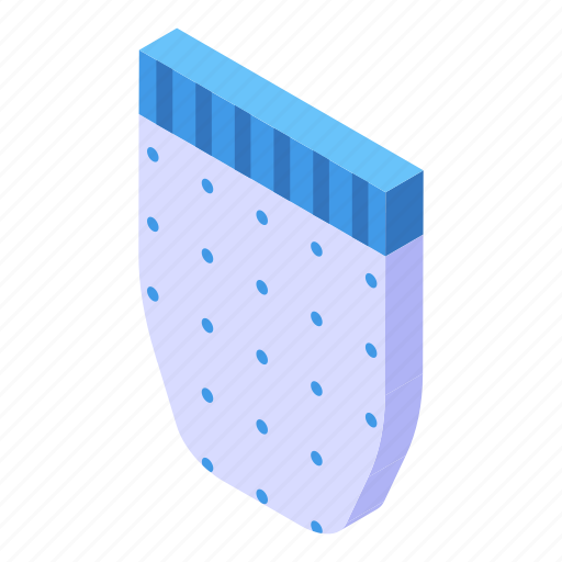 Kid, diaper, isometric icon - Download on Iconfinder
