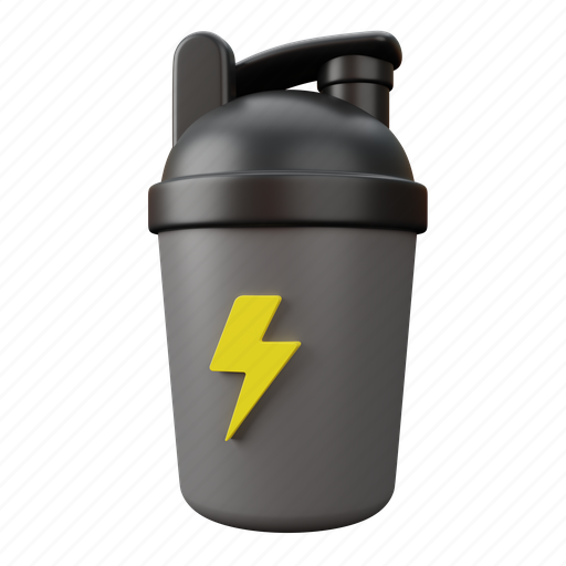 Protein, shake, fitness, supplement, gym, nutrient, exercise 3D illustration - Download on Iconfinder