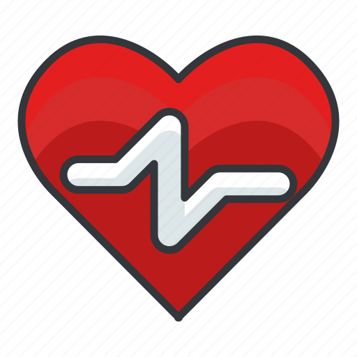 Diet, fitness, health, heart, heart rate, heartrate icon - Download on Iconfinder