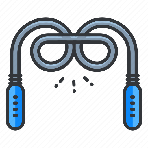 Exercise, fitness, jump rope, jumprope, sport icon - Download on Iconfinder
