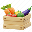 vegetable, basket, fruit, healthy, shop, organic, shopping, wood, diet