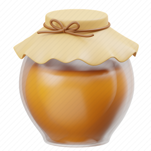 Honey, jar, product, sweet, food, dessert, bee icon - Download on Iconfinder