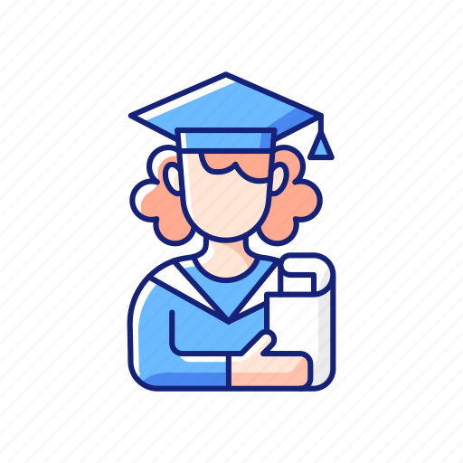 Student, education, university, woman icon - Download on Iconfinder
