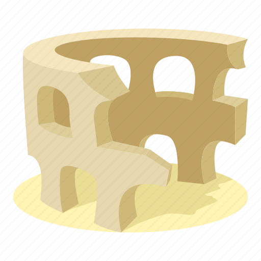 Amphitheater, ancient, antique, cartoon, coliseum, logo, object icon - Download on Iconfinder