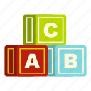 alphabet, block, cube, education, letter, play, toy