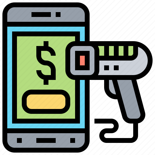 Mobile, payment, purchase, scanner, smartphone icon - Download on Iconfinder