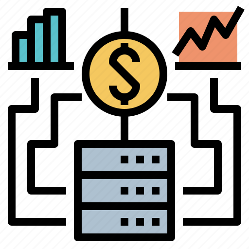 Financial, data, investment, graph, money, analysis, database icon - Download on Iconfinder