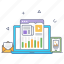 online business analytics, online data, online statistics, online infographic, digital analytics 