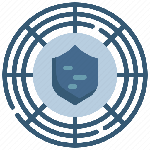 Protect, network, digital, security, shield, locked icon - Download on Iconfinder