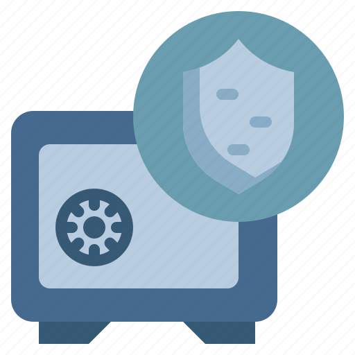 Shield, protect, save, security, digital, locked icon - Download on Iconfinder
