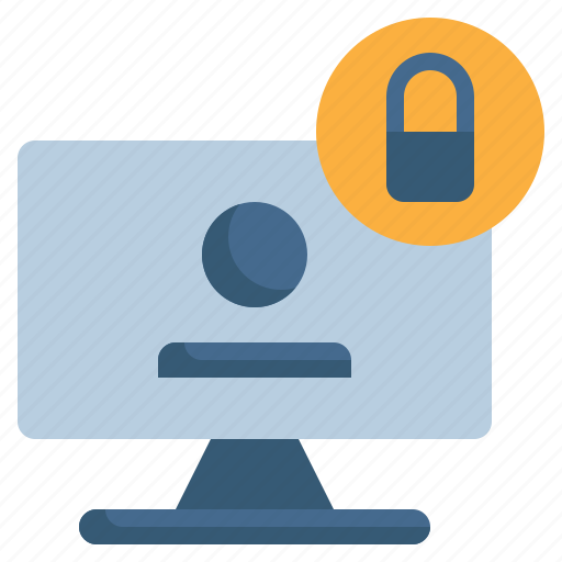 User, locked, personal, computer, account, digital, security icon - Download on Iconfinder