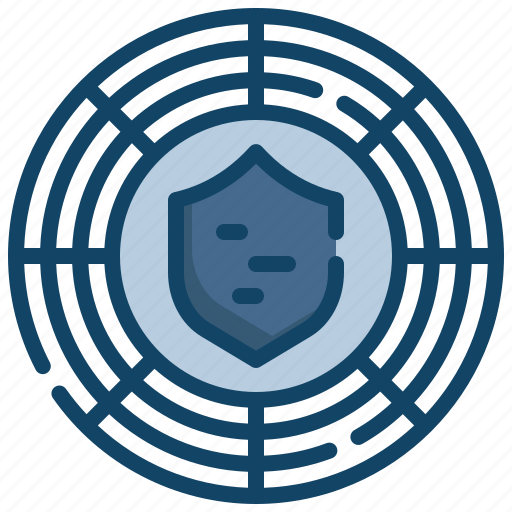 Protect, network, digital, security, shield, locked icon - Download on Iconfinder