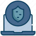 shield, protect, digital, security, account, computer