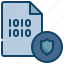 shield, protect, document, paper, file, data, digital, security 