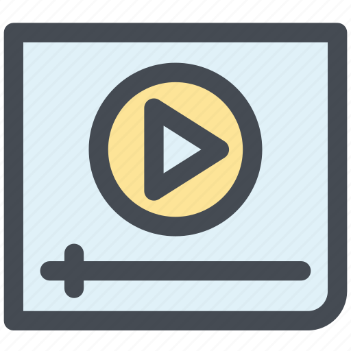 Clip, movie, player, video, video player, youtube icon - Download on Iconfinder