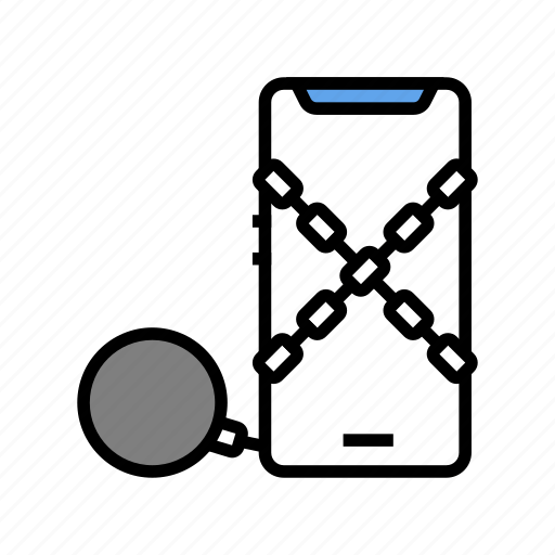 Chain, core, device, digital, mobile, phone icon - Download on Iconfinder