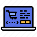 e, commerce, laptop, computer, shopping, online