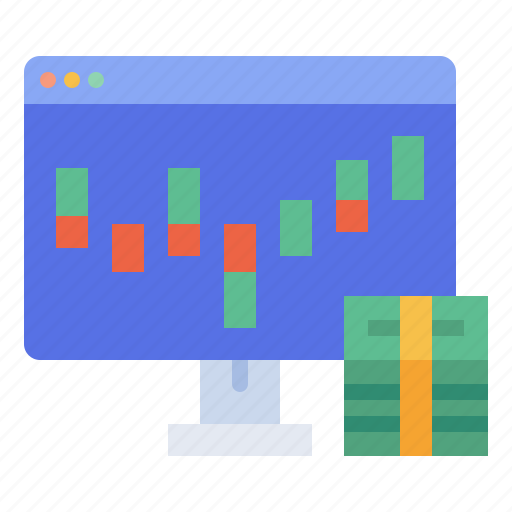 Investment, investing, stock, monitor, money icon - Download on Iconfinder