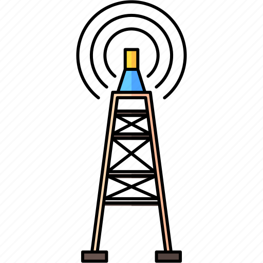 Communication, tower, signal, interaction icon - Download on Iconfinder