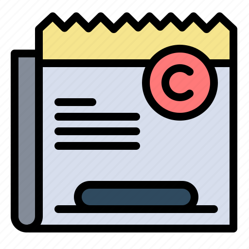 Copy, copyright, file, restriction, right icon - Download on Iconfinder