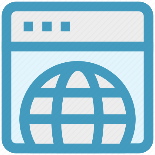 Browser, internet, webpage, website, world icon - Download on Iconfinder