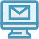 communication, email, envelope, lcd, letter, mail, message