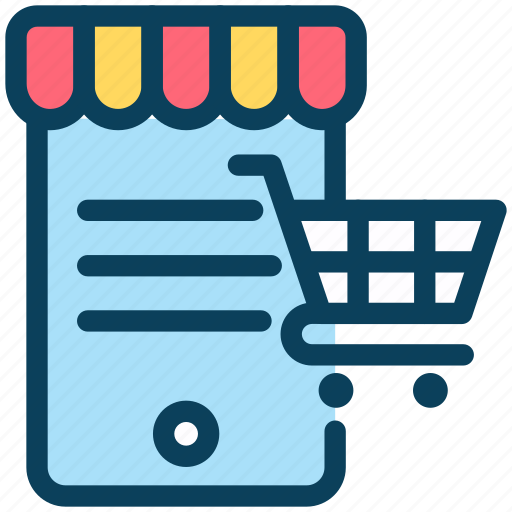 Digital, marketing, mobile, shopping, cart, buy, online icon - Download on Iconfinder