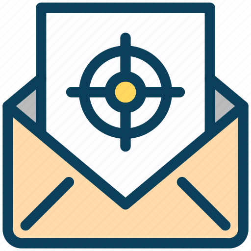 Digital, marketing, email, target, focus, message icon - Download on Iconfinder