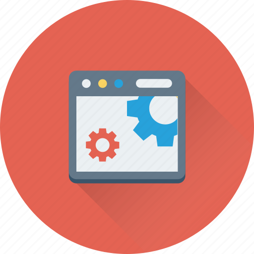 Cogs, gear, web development, web setting, website icon - Download on Iconfinder