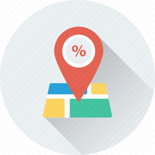 Gps, navigation, offer, shop location, shop map icon - Download on Iconfinder