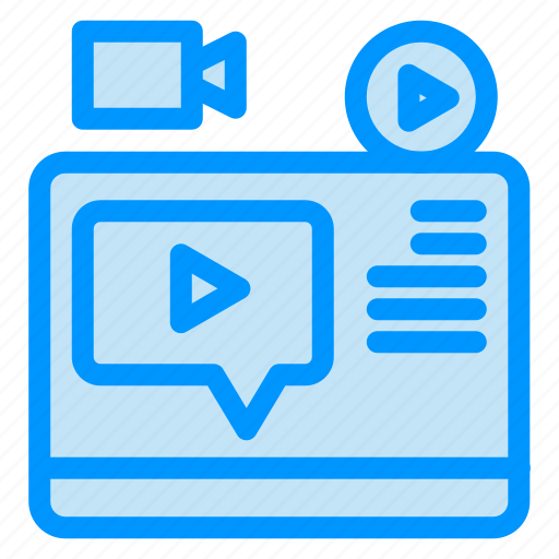 Blog, record, tutorial, video, youtube icon - Download on Iconfinder