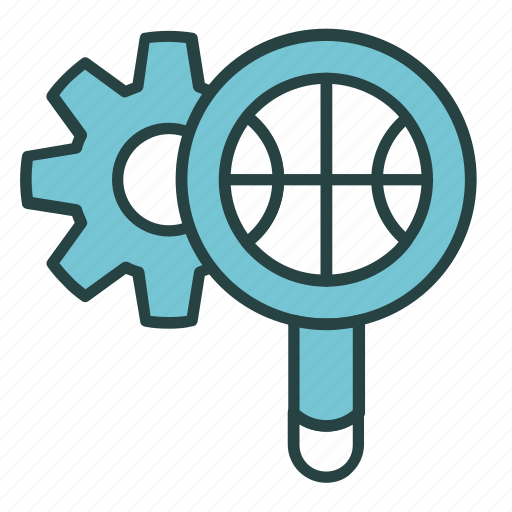Gear, internet, magnifier, marketing, online, optimization, seo icon - Download on Iconfinder
