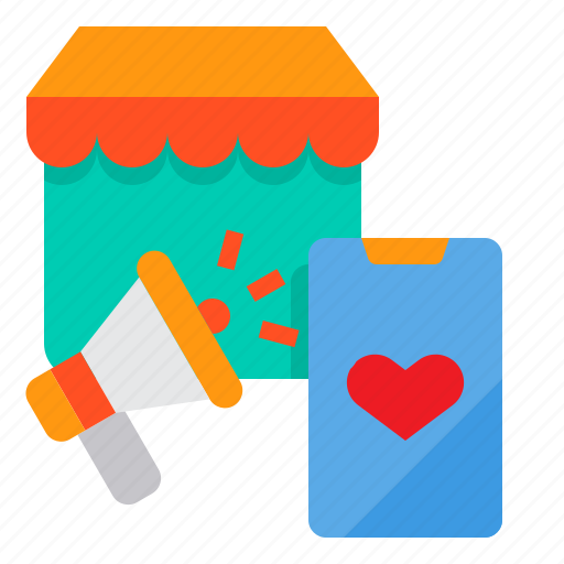 Digital, favorite, marketing, smartphone, storefront icon - Download on Iconfinder