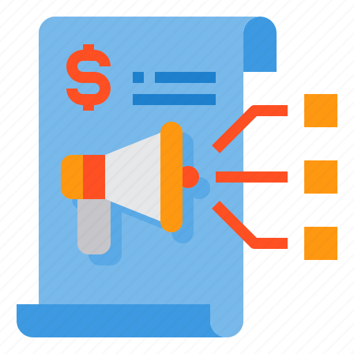 Marketing, megaphone, paper, strategy icon - Download on Iconfinder